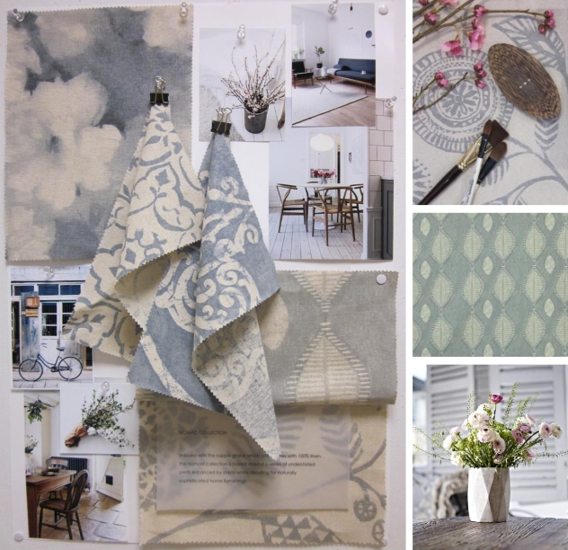Nomad fabric photography mood board