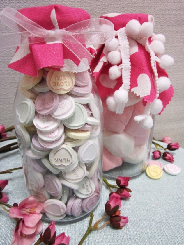 Fabric Covered Jars