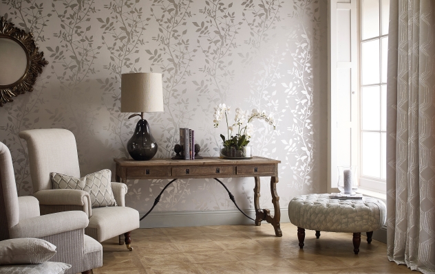 How to Use Matching Wallpaper and Fabric in Your Home